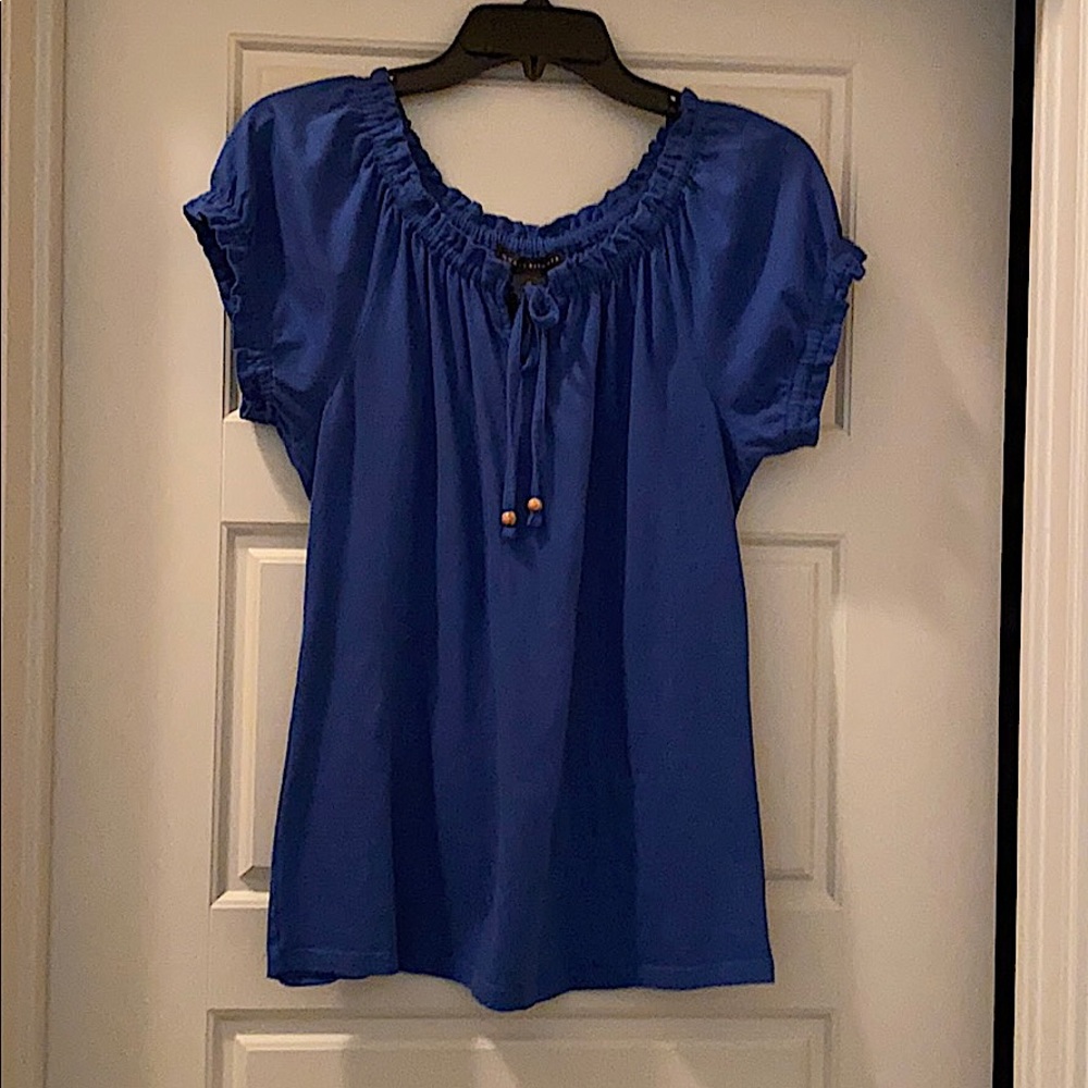 Grace Elements Royal Blue Ladies Casual Top Size M